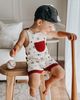 L'Ovedbaby L'Ovedbaby Print Sleeveless Organic Cotton Pocket Romper - 5