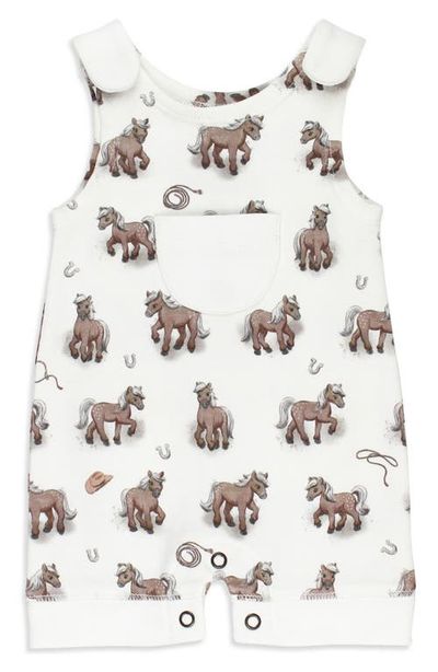 L'Ovedbaby L'Ovedbaby Print Sleeveless Organic Cotton Romper