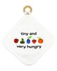 L'Ovedbaby L'Ovedbaby x 'The Very Hungry Caterpillar™' Lovey Organic Cotton Cloth with Removable Teether Ring - 1
