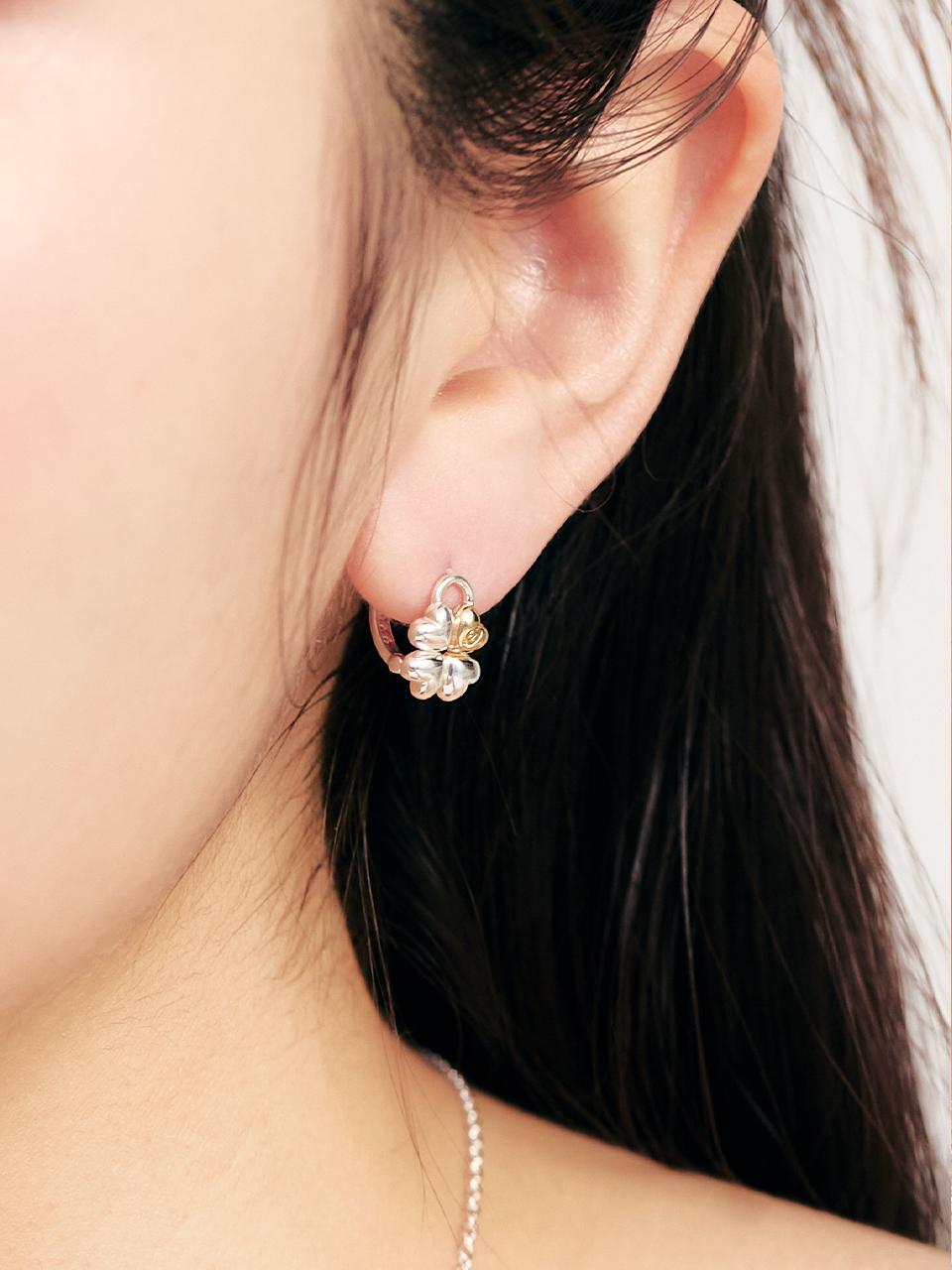 LOVEMBER [silver 925] LVM Lock Hoops