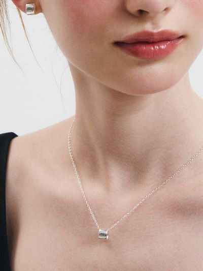 LOVEMBER Silver 925 Macaroni Necklace (N)
