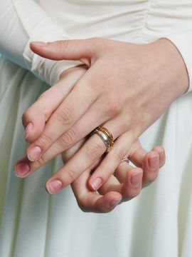 LOVEMBER [Silver 925] Plane Link Ring