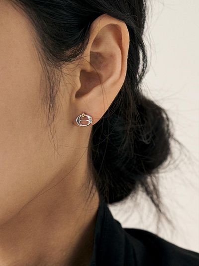 LOVEMBER Silver 925 Tiny Studs