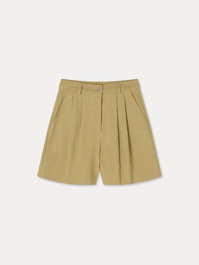 LOVEN Cotton Twill Shorts [Yellow]