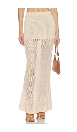 Lovers and Friends Lovers and Friends Emmalee Pointelle Maxi Skirt