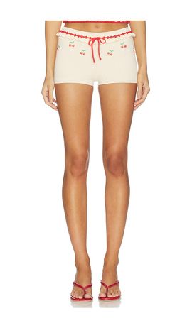 Lovers and Friends Lovers and Friends Felina Cherry Embroidered Short
