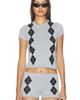 Lovers and Friends Lovers and Friends Gisselle Argyle Tee - 1