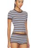 Lovers and Friends Lovers and Friends Haize Stripe Short Sleeve Tee - 2