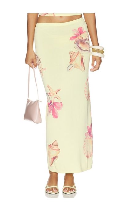 Lovers and Friends Lovers and Friends Katia Floral Print Midi Skirt