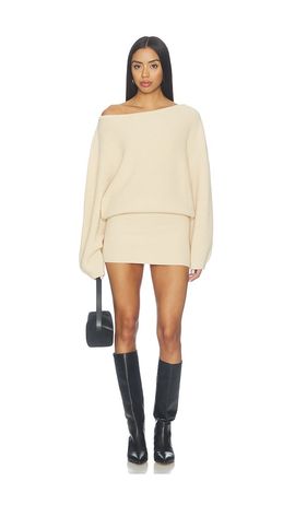 Lovers and Friends Lovers and Friends Kaylie One Shoulder Sweater Dress