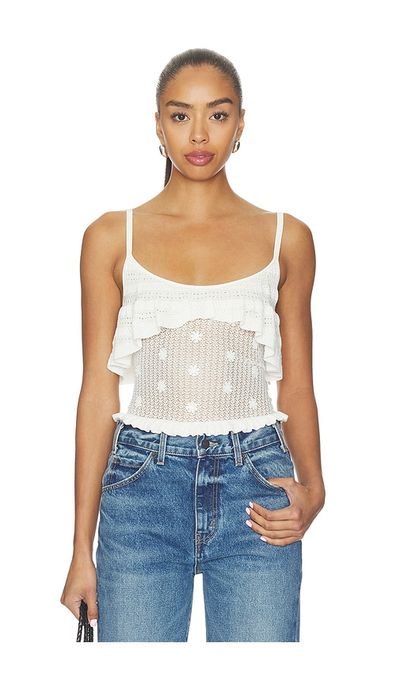 Lovers and Friends Lovers and Friends Madalena Floral Embellished Tank