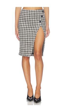 Lovers and Friends Lovers and Friends Rachelle Tweed Midi Skirt
