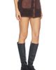 Lovers and Friends Lovers and Friends Ressa Faux Suede & Sherpa Mini Skirt - 2