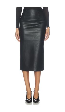 Lovers and Friends Lovers and Friends Rey Faux Leather Midi Skirt
