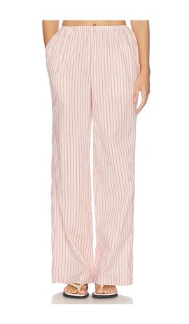 Lovers and Friends Lovers and Friends Rhodes Striped Linen Pant