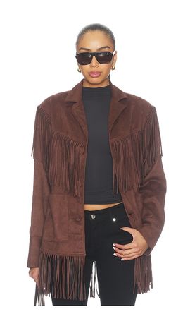 Lovers and Friends Lovers and Friends Salley Faux Suede Jacket