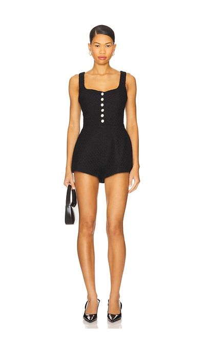 Lovers and Friends Lovers and Friends Tweed Josephine Romper