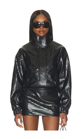 Lovers and Friends Lovers and Friends X Hannah Lizzy Denise Faux Croc Jacket