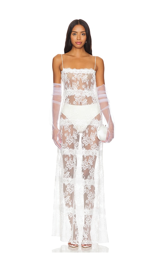 Lovers and Friends - x Maggie MacDonald Millie Sheer Maxi Dress
