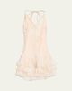 LoveShackFancy Adrinette Floral Tiered Mini Dress - 1