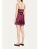 LoveShackFancy Casslouie Embellished Satin Mini Dress - 3