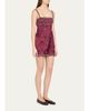 LoveShackFancy Casslouie Embellished Satin Mini Dress - 4
