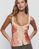 LoveShackFancy Effy Lace Trim Tank Top - 1