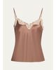 LoveShackFancy Franna Lace-Trim Silk Top - 1
