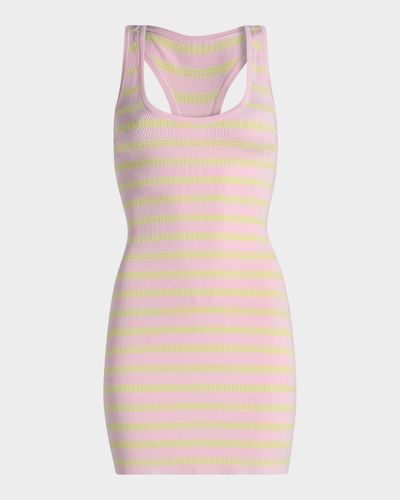 LoveShackFancy Gayle Striped Tank Minidress
