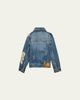 LoveShackFancy Girl's Lavina Lace Applique Denim Jacket - 2