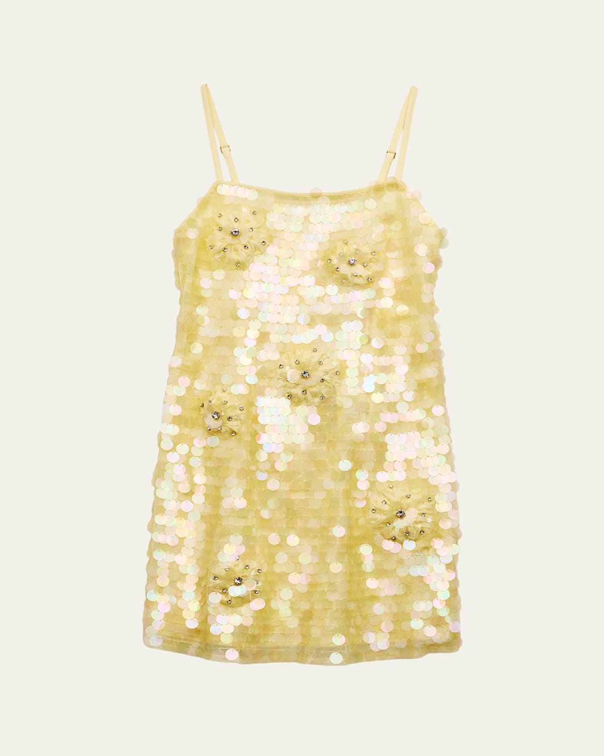 love shack fancy gold sequin dress Floral Lace Sequin Sweetheart Neck Maxi Gown