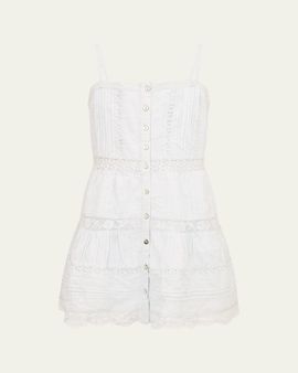 LoveShackFancy Girl's Tween Charlize Mini Dress