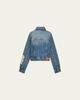 LoveShackFancy Girl's Tween Lavina Floral Applique Denim Jacket - 2