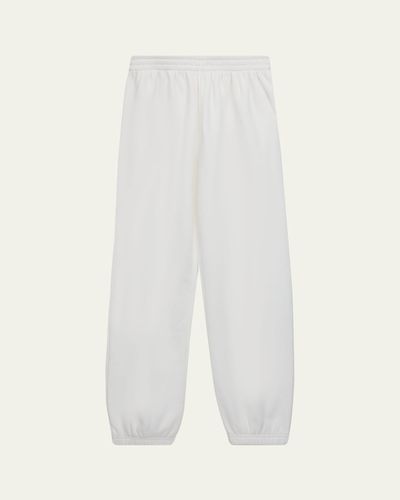 LoveShackFancy Girl's Tween Violin Sequin Bow Sweatpants