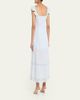 LoveShackFancy Kailette Button-Front Maxi Dress - 3