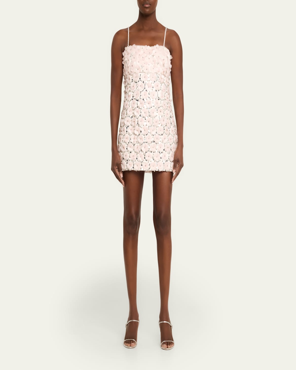 katarina mini dress Katarina Crystal Rose Embellished Mini Dress