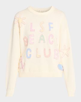 LoveShackFancy Kora Embroidered Cotton Pullover