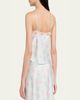 LoveShackFancy Lamora Floral Satin Tank Top - 3