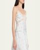 LoveShackFancy Lamora Floral Satin Tank Top - 4