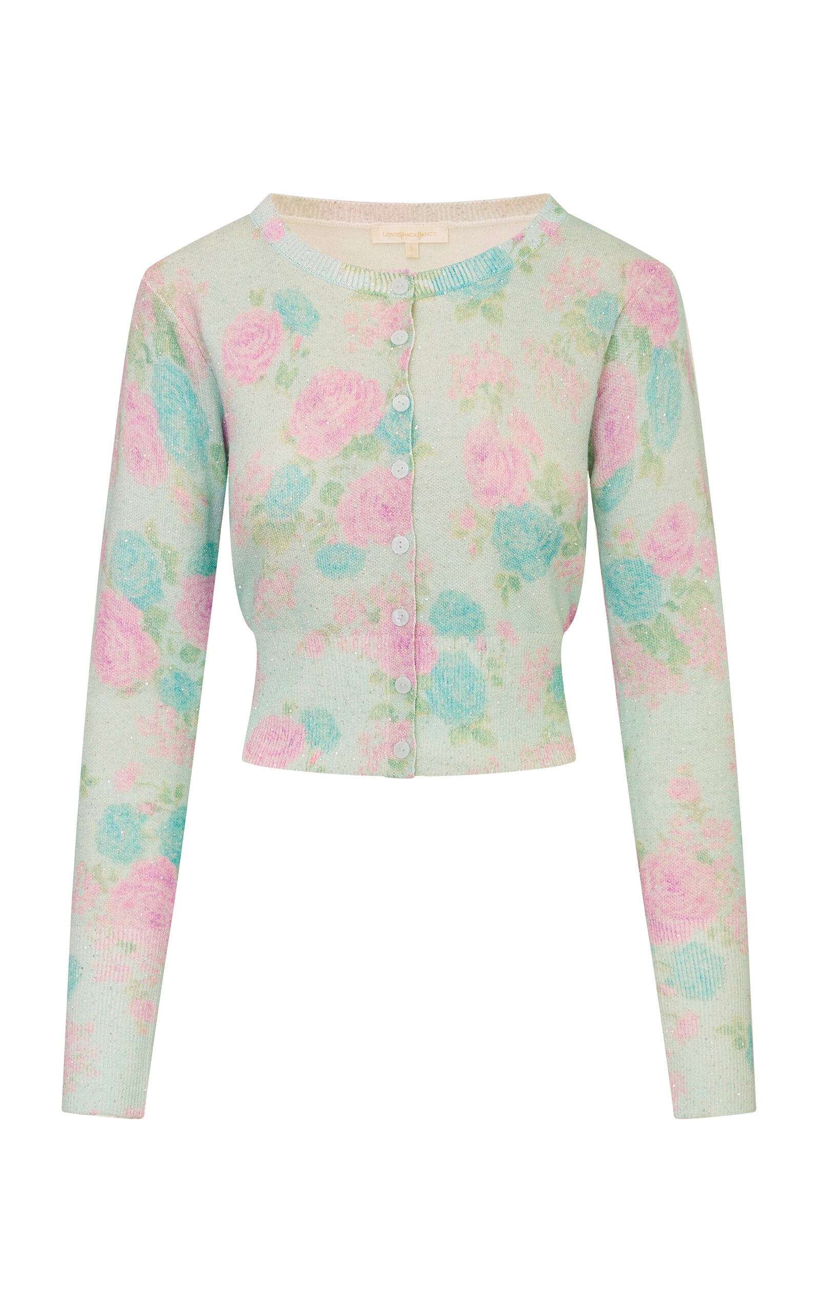 LoveShackFancy LoveShackFancy Adeanne Floral Cardigan