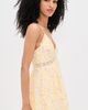 LoveShackFancy LoveShackFancy Alonna Dress Lemon Spritz - 4