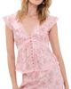 LoveShackFancy LoveShackFancy Amara Top Spiced Camellia - 1