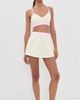 LoveShackFancy LoveShackFancy Annelie Skort Lemon Haze - 5