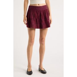 LoveShackFancy LoveShackFancy Anwen Embroidered Miniskirt