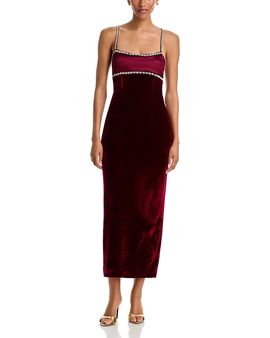 Loveshackfancy LoveShackFancy Audraline Embellished Midi Dress