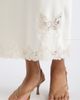 LoveShackFancy LoveShackFancy Avelaine Lace Trim Maxi Skirt - 4