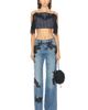 LoveShackFancy LoveShackFancy Bambie Straight Leg - 5