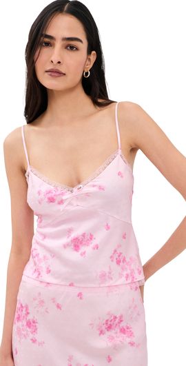 LoveShackFancy LoveShackFancy Brett Top Blushing Blonde