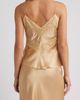 LoveShackFancy LoveShackFancy Brimsley Lace Trim Silk Camisole - 2