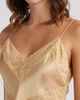 LoveShackFancy LoveShackFancy Brimsley Lace Trim Silk Camisole - 4